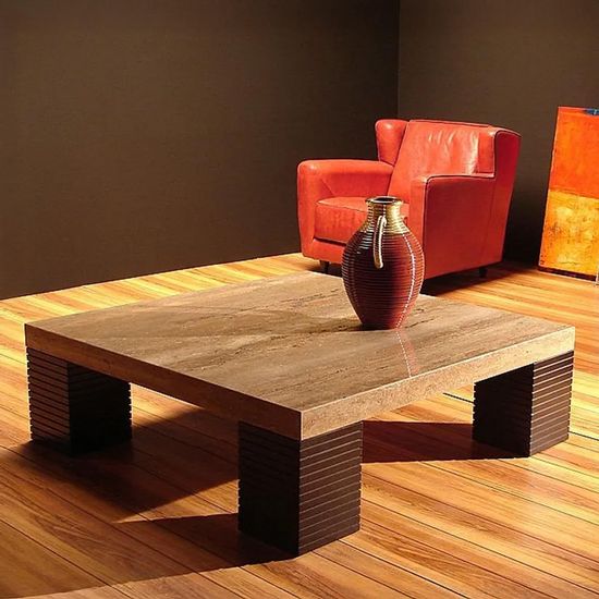 Espresso Marble Large Occasional Tables - Variation Available